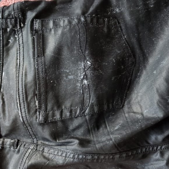 Polo Ralph Lauren Coated Denim SubtlePaint splatter caoated tompkins skinny crop - Picture 5 of 6